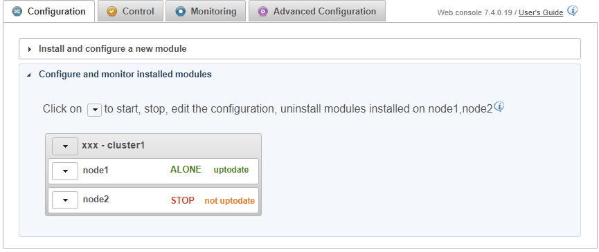 View full size The first Milestone XProtect and SQL node starts as primary and becomes ALONE