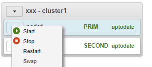 View full size Stop the Milestone XProtect and SQL module on the PRIM server