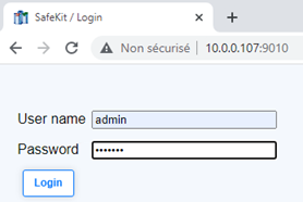 View full size Start the SafeKit web console to configure the Milestone XProtect and SQL cluster