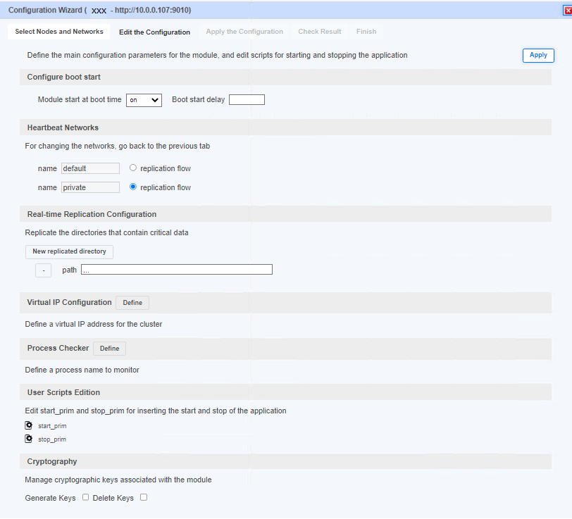 View full size Enter the Milestone XProtect and SQL module settings
