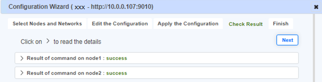 View full size Check the Milestone XProtect and SQL module configuration success